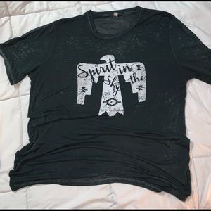 BLACK BLOWOUT THUNDERBIRD TEE(spirit in the sky)